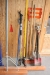 2 x pneumatic cutting rods Campagnola. + support (soldier) + concrete planers + spades + broom