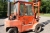 Forklift, Jelau. Diesel. Hours: 10459. Twin front wheels. Hydraulic side shift. Max. Capacity: 3500 kg, 5 meters.