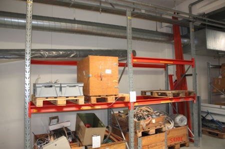 2 sections pallet racks
