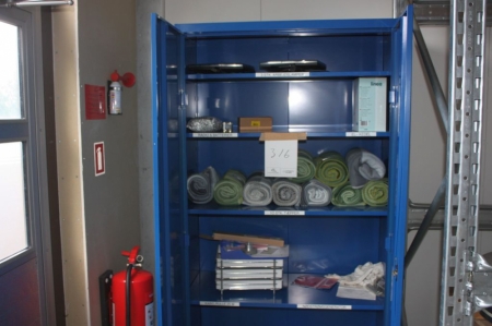 Steel cabinet with content
