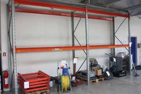 2 sections pallet racks
