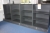 6 sections bookcases + 1 roll front cabinet