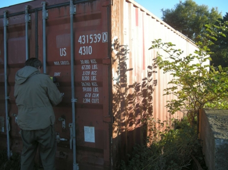40 fods container. Stand OK