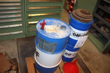 Hydraulic oil, ELF DS 32, approx. 30-40 liters