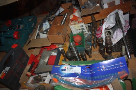 Miscellaneous tools for lathes, power tools, etc.