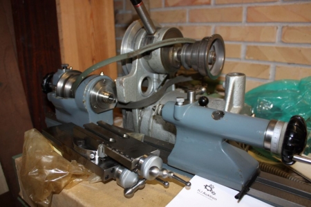Lathe, Schaublin type 70TO + small precision lathe with accessories