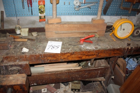 Planers Bench + tool panel including tools
