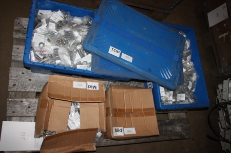 Pallet of various bolts, screws, nuts