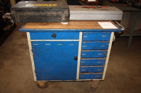 Tool Trolley with content (filler plugs)
