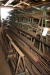 Double-sided cantilever racking, 2 x 7 branches. Length approx. 4m + content of various steel