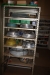 1 span steel rack with content including power cables and control panel