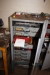 Tool cabinet with content including turning tools, drills, inserts, milling tools, threading tools, spanners