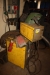 CO2 welder ESAB LAG 400 + wire feed box, ESAB A10-MEC 44 + welding cable welding + handle + welding helmet, Mounted in a frame on wheels