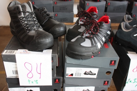 4 x safety boots, size 46