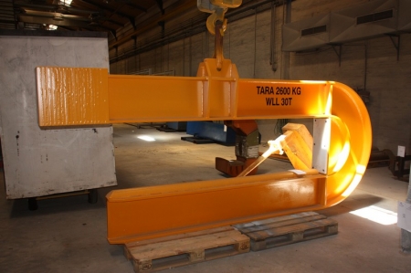 Løfteåg for røremner, Tara 2600 kg. WLL: 30 ton (ubrugt)