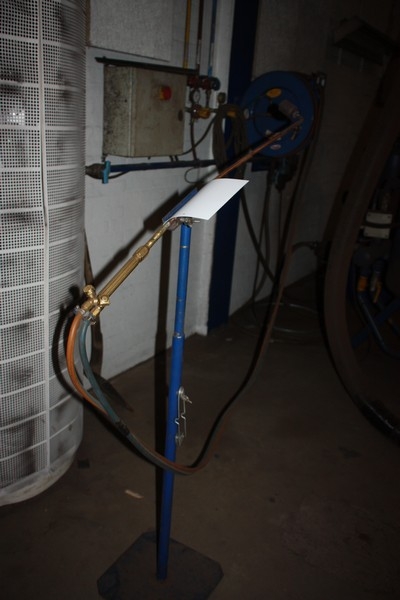 Subject heater, gas, including tubing and coiler