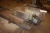 Powered roller bed + follower, ø 400 mm. Unknown make and year of manufacture