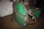 CO 2 welding rectifier, Migatronic Sigma 500, S/N 07030564 + wire feeder on wheels + welding cables welding + handle + welding mask. Mounted in a frame on wheels