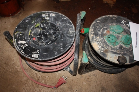 2 x power cable reels