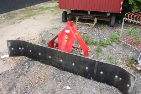 Squeegee, Wifo type MS 275S, WB 2,65 m Fitted with A-frame with 3-point hitch