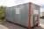 Materialecontainer med containerhejs, 20 fod, lys, isoleret