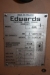 Pladesaks, Edwards, model D.D. 3,5 x 2540 mm