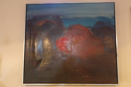 Oliemalerii, uden navn, mål: 60 x 67 cm, sælges af privat, kun moms på salær