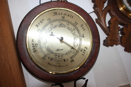 Barometer, sælges af privat, kun moms på salær