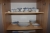 Parts of porcelain service 2 shelves in closet, Bing & Grøndahl