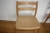 Spisestuebord, massiv eg. 195 x 100 cm + 2 plader á ca. 40 cm. Design: JL Møller Models. Nypris ca. 21000 kr + 11 x spisestuestole med fletsæde, JL Møller Models, model 24B, sælges af privat, kun moms på salær