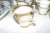 J & C Bavaria kaffestel. 8 kopper med guldkant og underkopper, sælges af privat, kun moms på salær