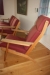 Sofa Group, consisting of 3-seater sofa + armchair low + high chair + ottoman. Hans Wegner