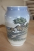 Porcelain Vase, Royal Copenhagen, 2815 2984. height approx. 21 cm. Design: Fishing Cabin