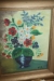 Maleri, blomstermotiv, Vinhartz, ca. 43 x 51 cm + maleri, blomstermotiv, Peder Bonde, ca. 32 x 38 cm, sælges af privat, kun moms på salær