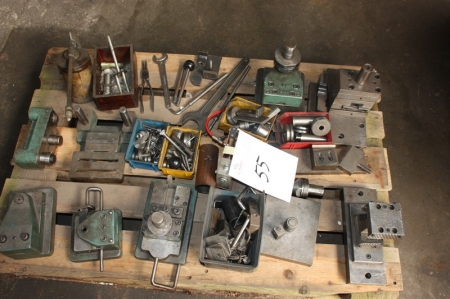 Pallet with various press tool sets, etc.