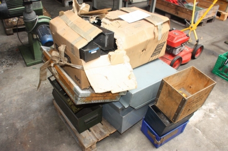 Pallet with various assortment box