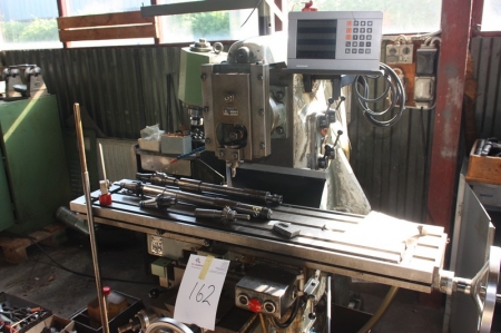 Grinding machine, Wilhelm Pedersen, VH75. Fitted with digital control of X, Y and Z. + Tool cabinet with tool holders + pallet with diverse, with keyseating device.