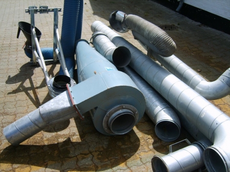 2 x exhaust arm + cyclone and misc. tubes. Cyclone: ​​NK industry a / s - pa300. Type: JA. No: 17023-1163. Size 20 m3h 900