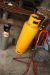 Bottle axle cart with gas cylinders + bottle with carbon dioxide + chair
