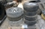 Palle med dæk 4 stk 195/50 R15 82 V + 3 stk dæk i forskellige størrelser