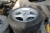 Palle med dæk 4 stk 195/50 R15 82 V + 3 stk dæk i forskellige størrelser