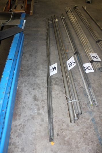 8 stålstænger 4104 – Ø 15mm x ca. 3m