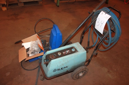 2 pressure washers Nilfisk Alto + KEW 35 A2K with accessories