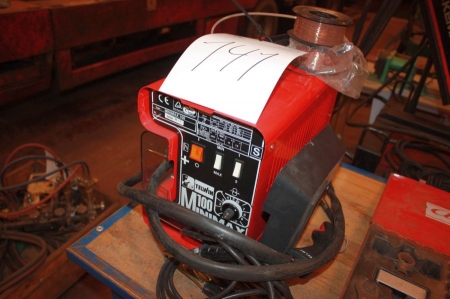 CO2 welding machine, Telwin MiniMax 100 + bottle with extra thread