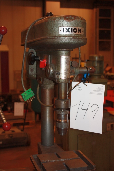 Bench Drill, Ixion type BST 13 on pedestal