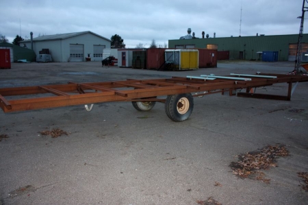 Iron Wagon, built with hydraulics for building and installing of truck sides{