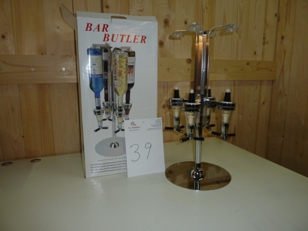 Bar Butler: stativ til 4 flasker med dosering (arkivbillede)