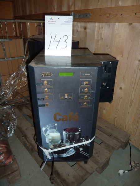 Kaffeautomat, møntindkast