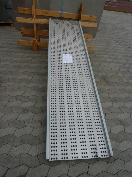 Aluminium ramp, 265x66,5 cm