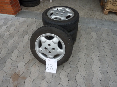 Alloy Wheels, fit for Renault Clio, 165/65 R14. Sold by private individual. Only VAT on fees.
